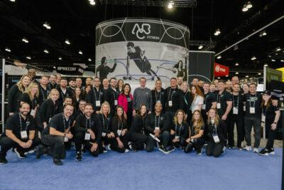 The ABC Ignite team posing as a group at IHRSA 2024.